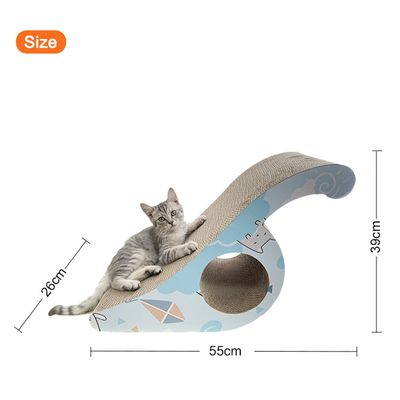Cat Scratching Board Sea Lion Shape High Quality Cat Toy Scratcher Cardboard Corrugated Scratching Scratcher