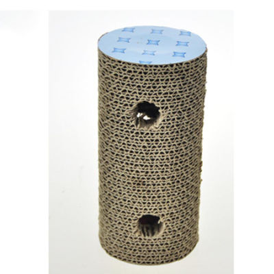 Dumbbell Cat Scratching Board Eco-friendly Corrugated Cardboard Rolling Cat Scratcher Toy