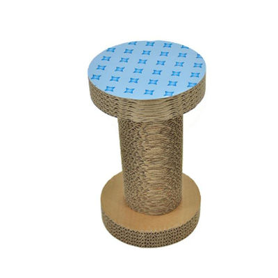 Dumbbell Cat Scratching Board Eco-friendly Corrugated Cardboard Rolling Cat Scratcher Toy