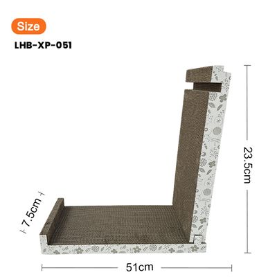 Rectangle Combinable Corrugated Cardboard Cat Scratcher Board Assembly Box Cat Scratching Board OEM Wholesale Combinable