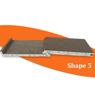 Rectangle Combinable Corrugated Cardboard Cat Scratcher Board Assembly Box Cat Scratching Board OEM Wholesale Combinable