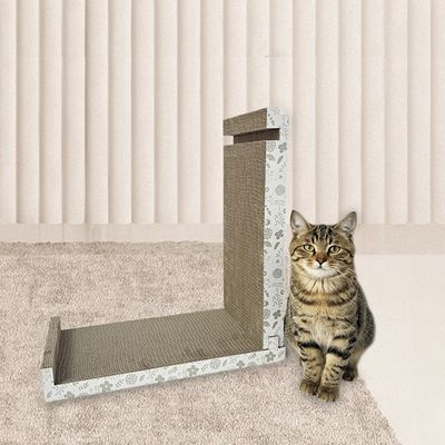 Rectangle Combinable Corrugated Cardboard Cat Scratcher Board Assembly Box Cat Scratching Board OEM Wholesale Combinable