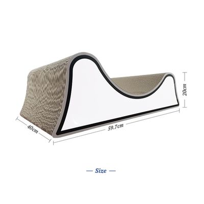 Corrugated Paper Cat Scratch Board Line Valley Type Cat Scratching Board Wholesale Cat Cardboard Toy High Density Durable