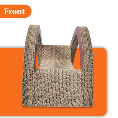 Durable Recyclable Cardboard Cat Scratcher Bridge Cat Scratching Board China Factory Premium Cat Toy Creative Bridge Shape