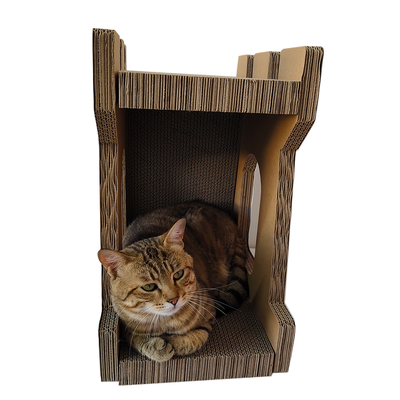 Castle Cat Scratch Board Hot Sales Scratcher Cat Play Toy Corrugated Cardboard Cat Scratch Board Scratcher