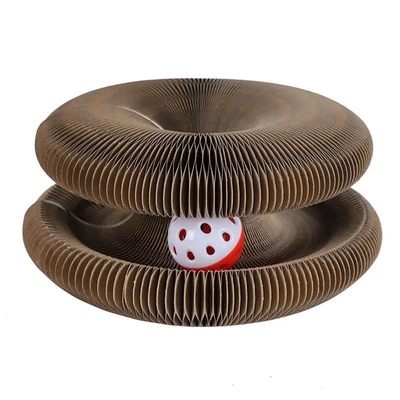 Magic Organ Cat Scratch Board Corrugated Paper Cat Spherical Self-entertainment And Boredom Scratching Cat