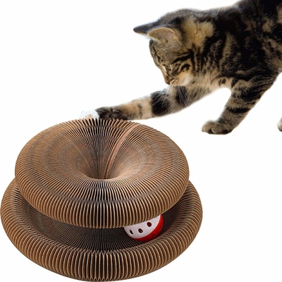 Magic Organ Cat Scratch Board Corrugated Paper Cat Spherical Self-entertainment And Boredom Scratching Cat