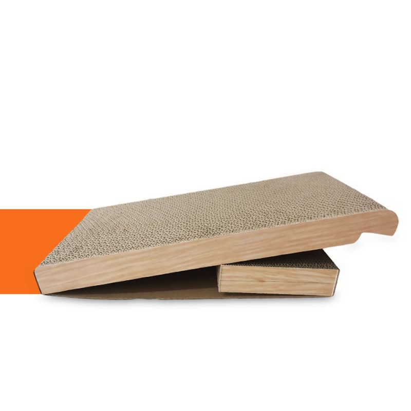 Cat Scratching Cardboard Scratchers Collapsible Triangle Cat Scratching Board Custom Foldable Triangle Shape Corrugated Paper