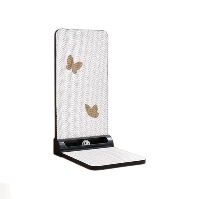 L-Shaped Single-Sided Track Cat Scratching Board(White Butterfly) Scratch-resistant Wear-resistant cat Scratch Board