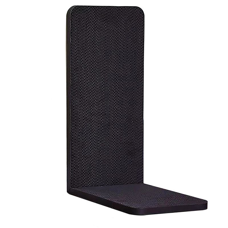 Corrugated Paper Grip and Wear Resistance Black L-Shaped Cat Scratching Board