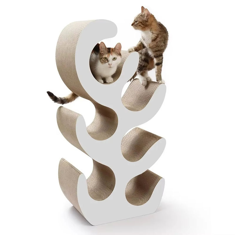 Cat Climbing Tree Scratcher Lounge Cats Play Toy Great for Cat Playing Stretching and Scratching Durable Scratcher Boards