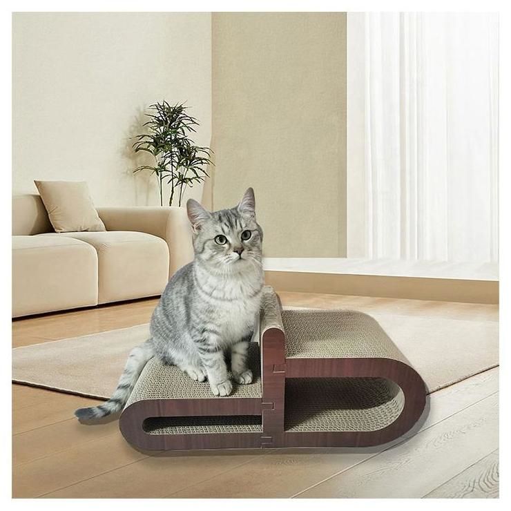 Cat Scratching Boards Claws and Rest Indoor House for Cats Hyperboloid Cat Scratching Board Combinable New Design High-Density